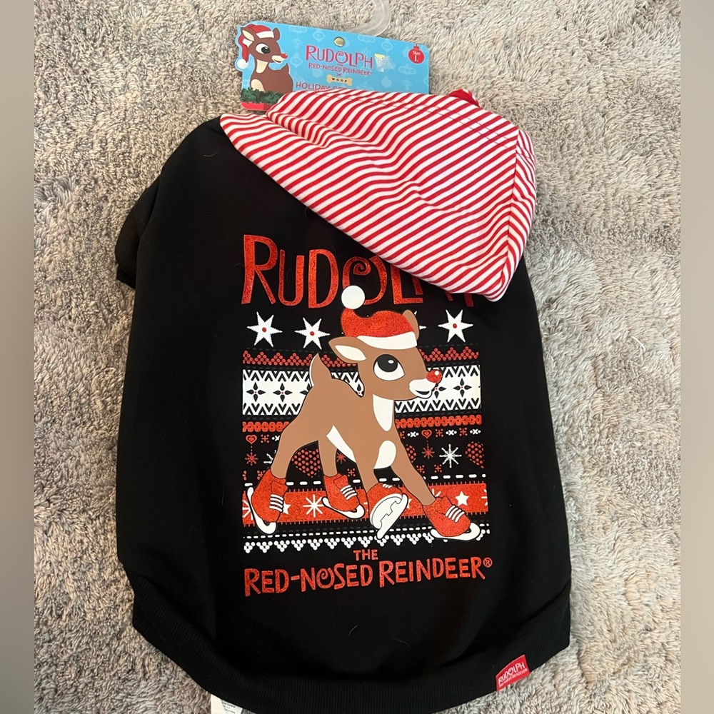 - Rudolph dog Christmas sweater